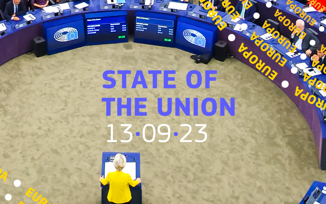 State of the Union: Live-Übertragung der Rede zur Lage der Union 2023 von EU-Kommissionspräsidentin Ursula von der Leyen