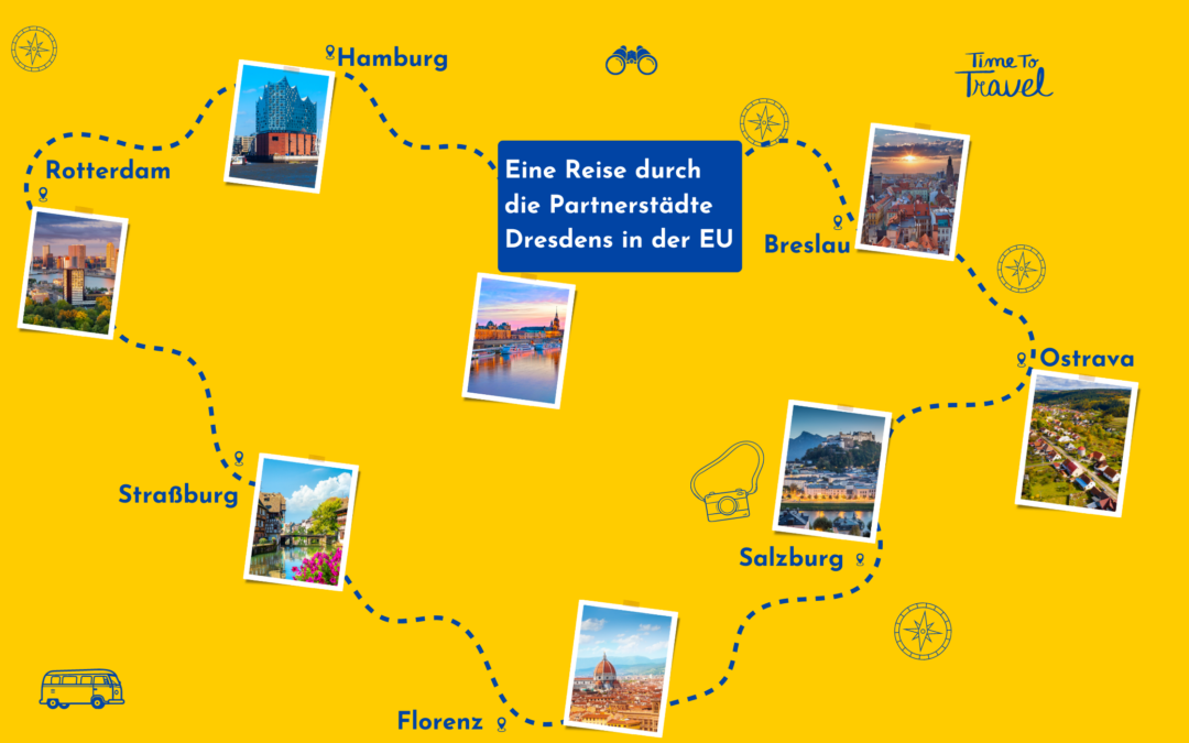 Eine Sommerreise durch die Partnerstädte Dresdens in der EU