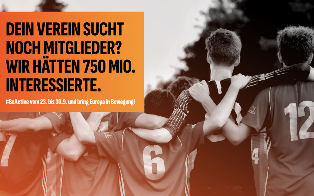 10 Jahre #BeActive – Jetzt mitmachen!