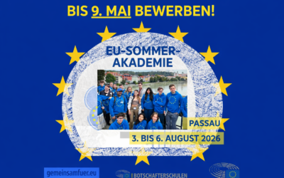 EU-Sommerakademie 2026: Jetzt bewerben und Europa aktiv mitgestalten
